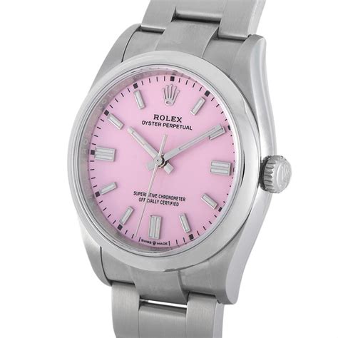 oyster rolex pink|rolex oyster perpetual pink face.